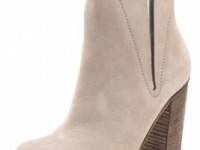 MM6 Maison Martin Margiela Metallic Sole Suede Booties