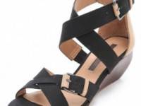 Modern Vintage Shoes Lorisa Wedge Sandals