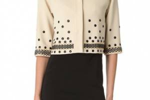 Moschino Studded Crop Jacket