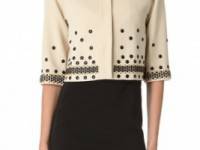 Moschino Studded Crop Jacket