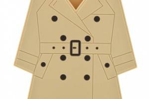Moschino Trench Coat iPhone Case