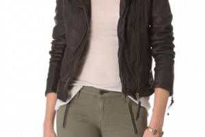 Muubaa Charme Aviatress Leather Jacket / Vest