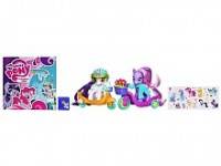 MY LITTLE PONY - PONY SCOOTER FRIENDS Set - DAISY DREAMS & RARITY Figures - ...