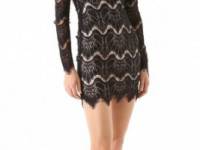 Nicholas Becky Long Sleeve Lace Dress