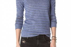 Nightcap Clothing Striped Terry Sweatshirt