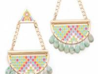 Noir Jewelry Pastel Hacienda Chandelier Earrings