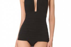 Norma Kamali Bill Halter One Piece