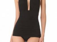 Norma Kamali Bill Halter One Piece