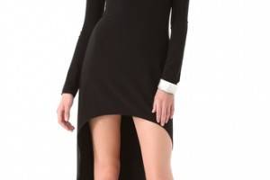 Norma Kamali Super High Low Dress