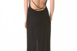 Olcay Gulsen Crossed Back Maxi Dress