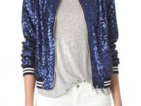 ONE by Maloom Blue Sequins Jacket