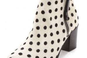 Opening Ceremony Shirley Polka Dot Haircalf Booties