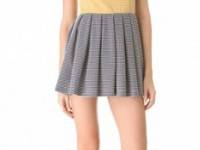 Opening Ceremony Stanley Gingham Pleated Dress