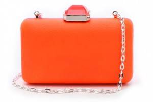 Overture Judith Leiber Jamie Neon Colorblock Clutch