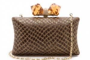 Overture Judith Leiber Kayla Snake Mini Clutch