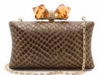 Overture Judith Leiber Kayla Snake Mini Clutch