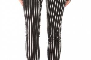 Paige Denim Hoxton Striped Skinny Jeans