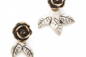 Pamela Love Rose Earrings