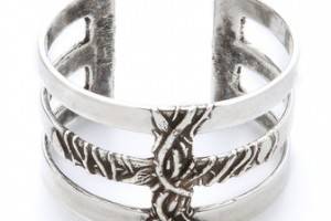 Pamela Love Vine Cross Cuff