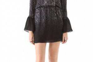 Parker Flare Keyhole Dress