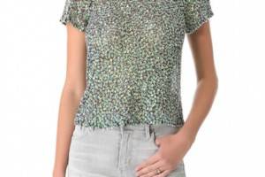 Parker Iridescent Sequin Top