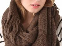 Paula Bianco Distressed Wrap Scarf