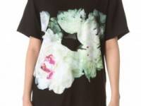 Peter Som Jersey Floral Top