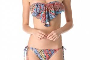 PilyQ Firefly Bandeau Bikini Top