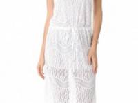 PilyQ Spa White Belle Cover Up Maxi Dress