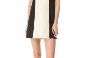 PJK Patterson J. Kincaid Clara Leather Shift Dress