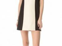 PJK Patterson J. Kincaid Clara Leather Shift Dress