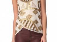 PJK Patterson J. Kincaid Marcel Beaded Tank