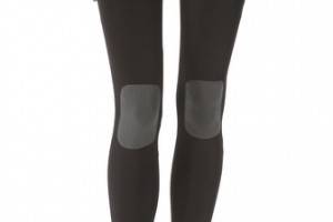 Plush Knee Patch Leggings