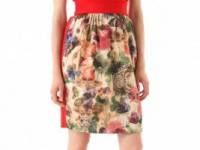 Preen Dress with Print Skirt