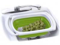 Progressive Collapsible and Expandable Over-the-Sink Colander