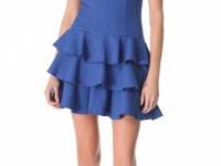 Rachel Zoe Ginta Drop Waist Ruffle Dress