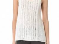 Rachel Zoe Harley Openwork Tank