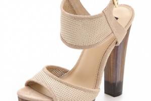 Rachel Zoe Lexi Perforated Platform Sandals