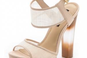 Rachel Zoe Lexi Raffia Platform Sandals