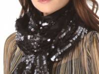 Rachel Zoe Long Sequined Scarf