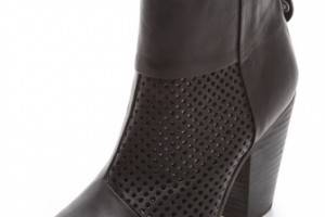 Rag & Bone Classic Newbury Booties with Perforated Panel