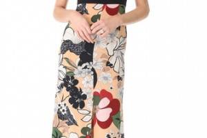 Raoul Cap Sleeve Maxi Dress