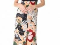 Raoul Cap Sleeve Maxi Dress