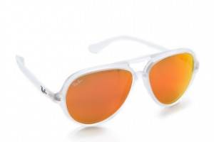 Ray-Ban Mirrored Cats 5000 Aviator Sunglasses