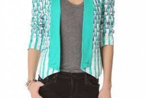 Rebecca Minkoff Printed Becky Jacket