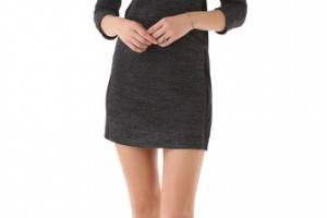 Rebecca Taylor Boucle Dress with Long Sleeves