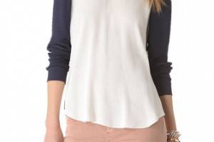 Rebecca Taylor Colorblock Blouse