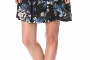 Rebecca Taylor Hawaii Flared Skirt