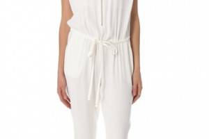 Rebecca Taylor Pebbled Crepe Jumpsuit