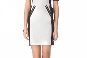 Rebecca Taylor Ponte Combo Dress